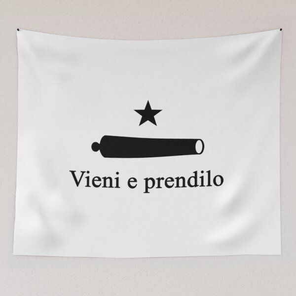 Artikelvorschau, 'vieni e prendilo' bandiera (italienische Come and Take It Flag) entworfen und verkauft von JonathanR1994.