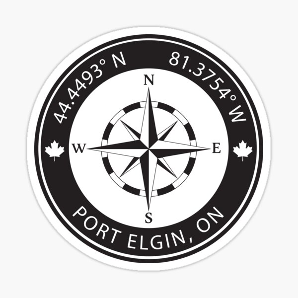 Item preview, Port Elgin, Ontario Geographical Coordinates designed and sold by TeeOhGraphics.
