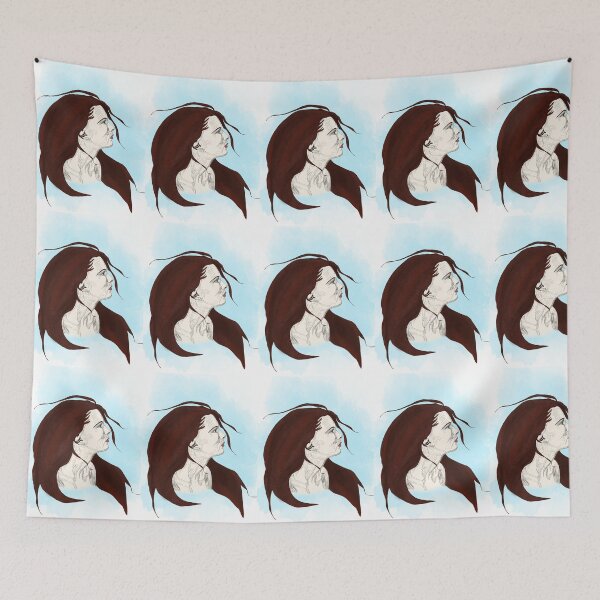 Item preview, Ashildr In The Wind designed and sold by LaBelleMerArt.