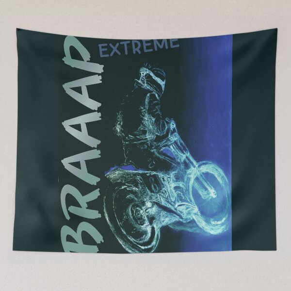 Item preview, Braaap Biker Digitally Enhanced Graphite Sketch - Extreme Dirt designed and sold by ViewerEqualsPhoton.