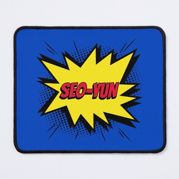 Item preview, Seo-yun name id tag comic custom personalized kapow style artwork designed and sold by CreatedbyJR.
