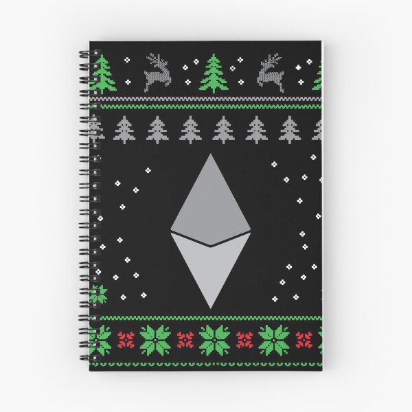 Artikelvorschau, Ethereum hässliches Weihnachts-Sweatshirt entworfen und verkauft von ThinkBeautiful.