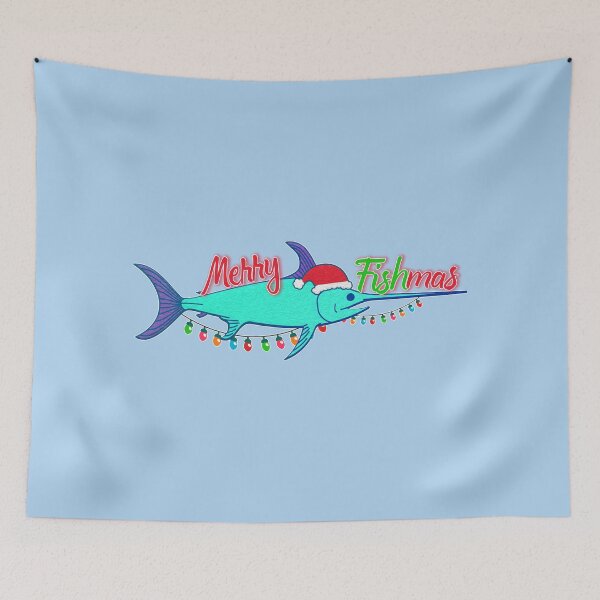Item preview, Merry Fishmas designed and sold by franktact.