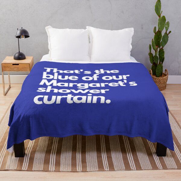 Item preview, That's the blue of our Margaret's shower curtain. designed and sold by DontKnowMuch.