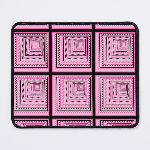 Item preview, Pink and black square tunnel with black and pink shaded lines and an end in sight  designed and sold by AnnaBBS.