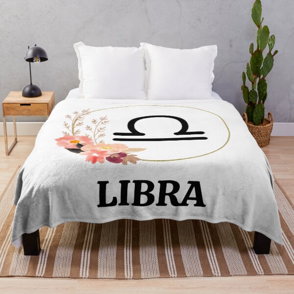Item preview, Floral Libra Zodiac Sign designed and sold by Hellofriendco.