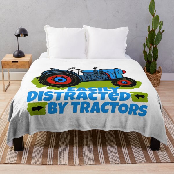 Item preview, Easily Distracted By Tractors funny farmers designed and sold by Nadey.