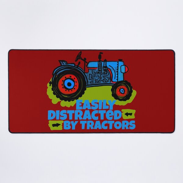 Item preview, Easily Distracted By Tractors funny farmers designed and sold by Nadey.