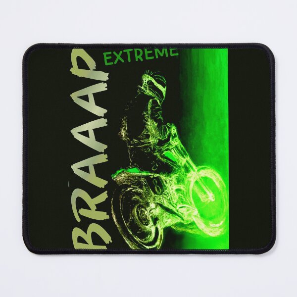 Item preview, Braaap Biker Digitally Enhanced Graphite Sketch - Extreme Dirt Motorcycle designed and sold by ViewerEqualsPhoton.