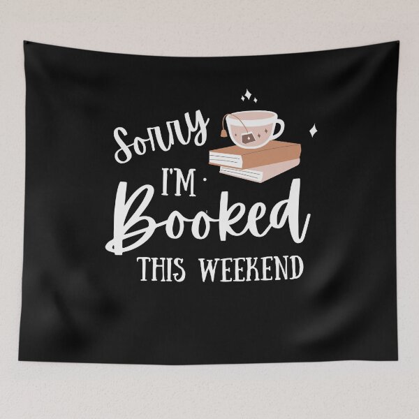 Item preview, Funny Bookworm shirt for women, Tea and Books Weekend Plans designed and sold by Juliano-Designs.