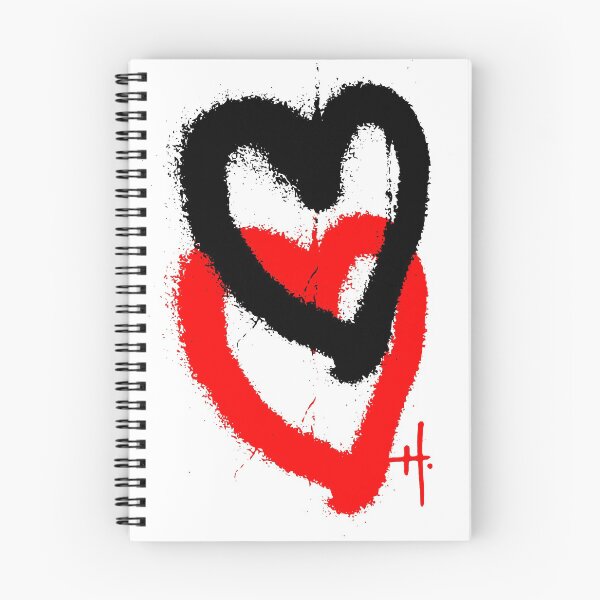 Item preview, Hydrus Double Heart Graffiti©  designed and sold by hydruspoetry.