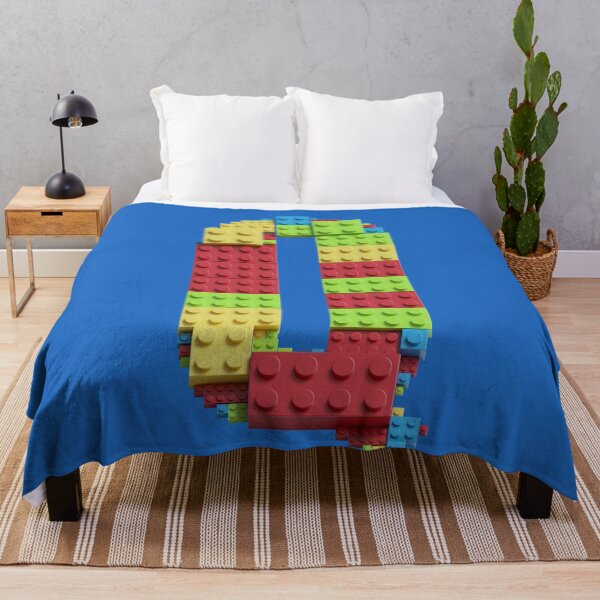 Item preview, Building Brick Initial Q in Primary Colors designed and sold by TheFlyingPug.