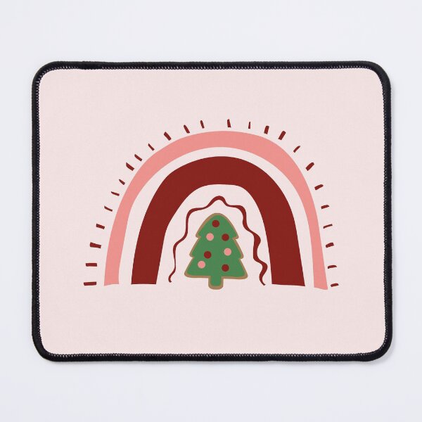 Item preview, Merry Christmas Pink And Red Rainbow designed and sold by DesignStory.