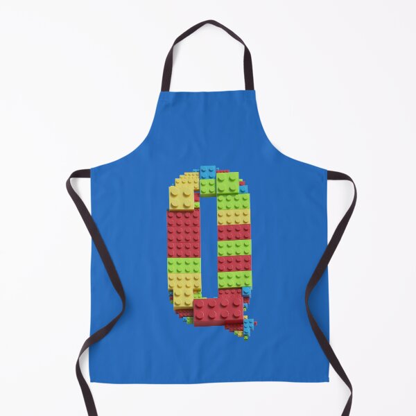 Item preview, Building Brick Initial Q in Primary Colors designed and sold by TheFlyingPug.