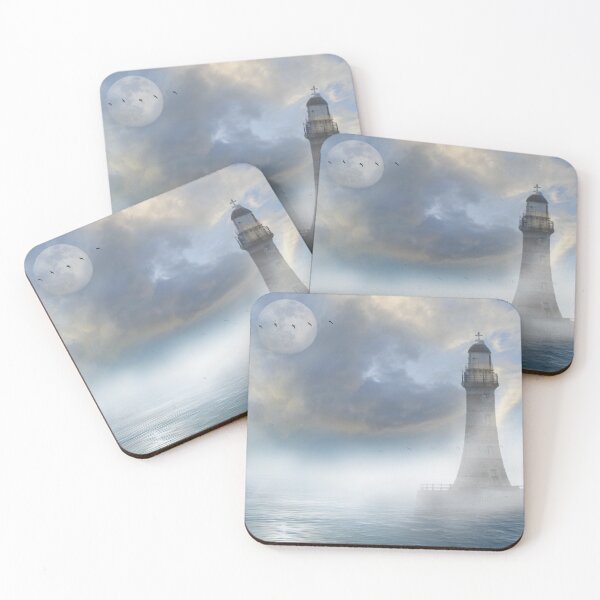 Item preview, Roker Lighthouse by Moonlight (The North Sea) designed and sold by MoragBates.