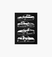 Generations. MX5 Miata Art Board