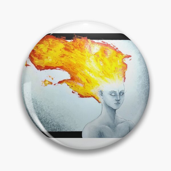 Item preview, Sitting Still With a Brain on Fire designed and sold by TerroArt.