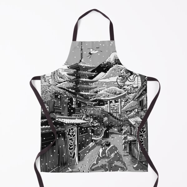 Item preview, Snowing japanese street designed and sold by albertocubatas.