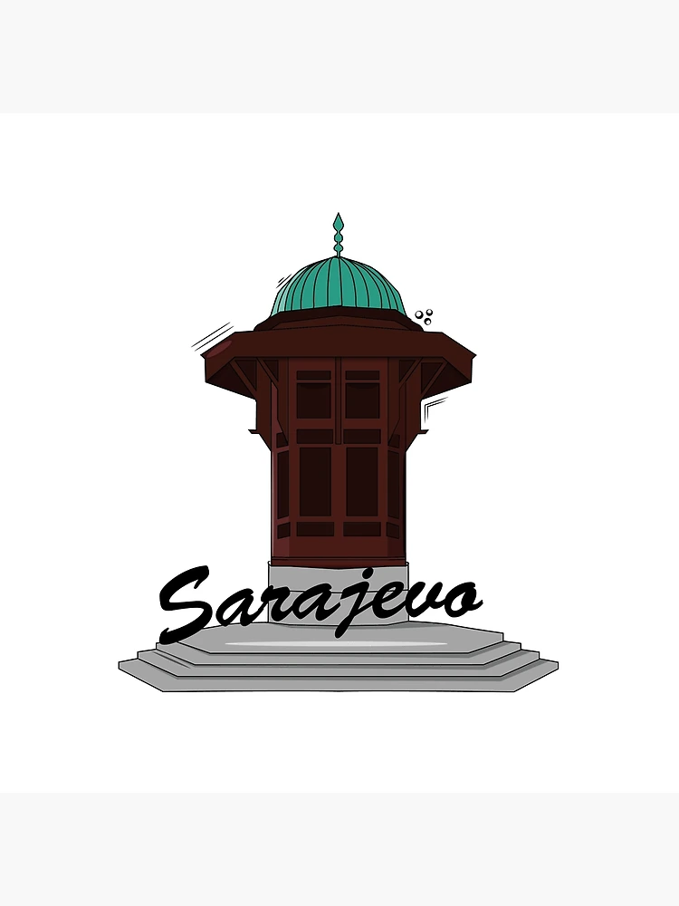 Sarajevo Bosnia and Herzegovina Sebilj Landmark | Art Board Print