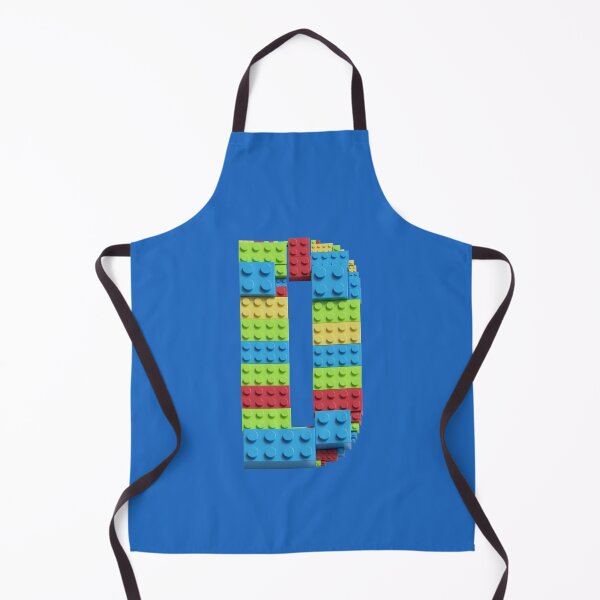 Item preview, Building Brick Initial D in Primary Colors designed and sold by TheFlyingPug.