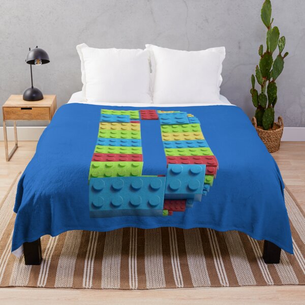 Item preview, Building Brick Initial D in Primary Colors designed and sold by TheFlyingPug.