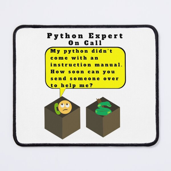 Item preview, My python came without an instruction manual - send someone over to help me soon designed and sold by AnnaBBS.