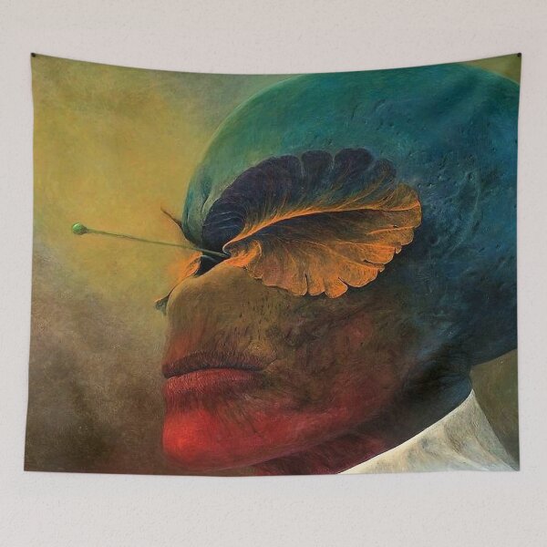 Item preview, Untitled (Strange Alien) by Zdzislaw Beksinski designed and sold by ReimagineStore.