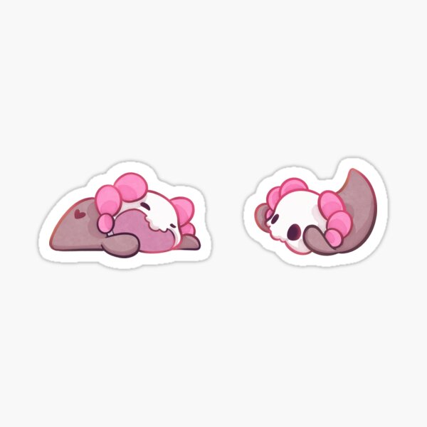 SkeleLotl Skull Axolotls Sticker