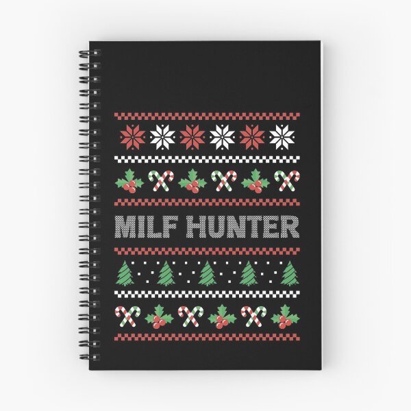 Item preview, Milf Hunter Ugly Christmas Sweater designed and sold by RedQuality.