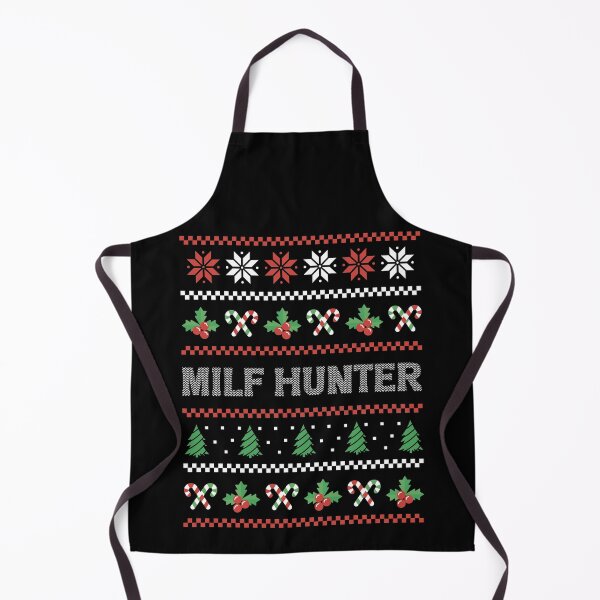 Item preview, Milf Hunter Ugly Christmas Sweater designed and sold by RedQuality.