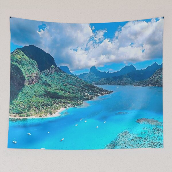 Item preview, French Polynesia View designed and sold by Sofia-Draws.