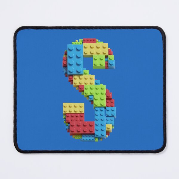 Item preview, Building Brick Initial S in Primary Colors designed and sold by TheFlyingPug.