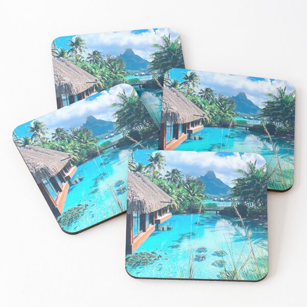 Item preview, Summer in French Polynesia designed and sold by Sofia-Draws.
