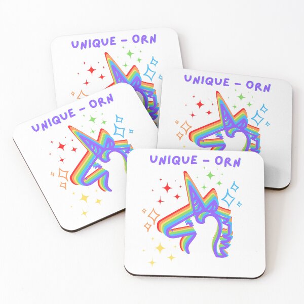 Item preview, Unique - orn unicorn rainbow magical pride designed and sold by pumpkinpieces.