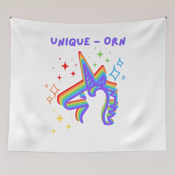 Item preview, Unique - orn unicorn rainbow magical pride designed and sold by pumpkinpieces.