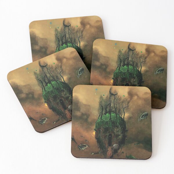 Item preview, Untitled (Little Island) by Zdzislaw Beksinski designed and sold by ReimagineStore.