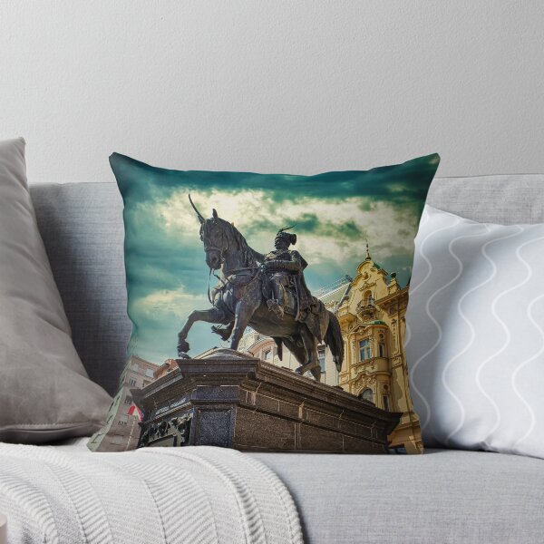 Item preview, Ban Jelačić Statue in Zagreb Croatia designed and sold by STIGPhotoDesign.