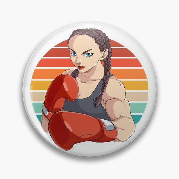 Artikelvorschau, Boxerin Boxen Mädchen Knockout Handschuhe Kämpfer entworfen und verkauft von Nosek1ng.