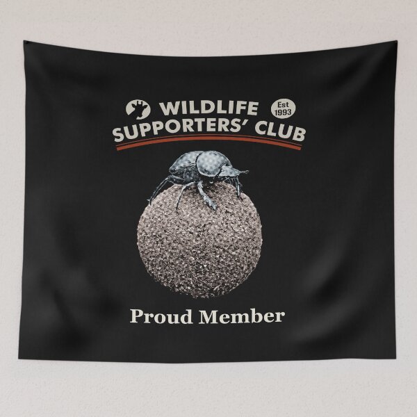 Item preview, Dung Beetle Atop its Dung Ball for Wildlife Supporters designed and sold by Scotch Macaskill.