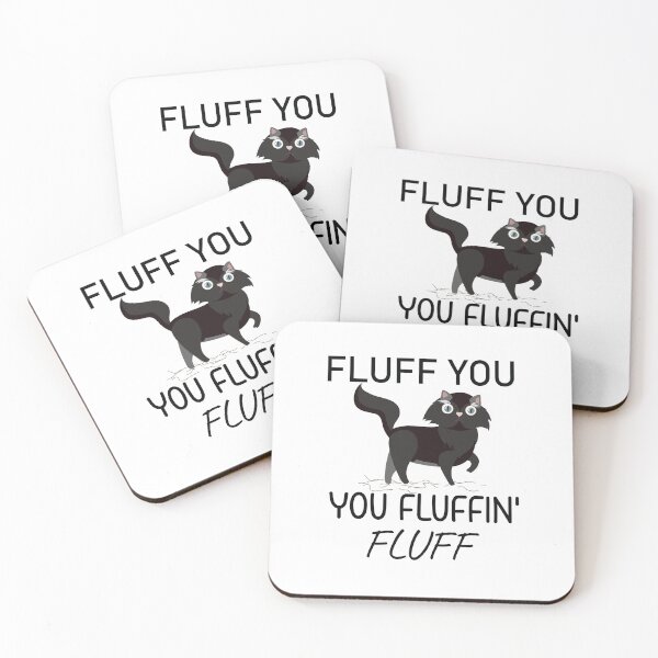 Item preview, Cat Shirt, Funny Cat, Fluff You Kitten Shirt, You Fluffin Fluff Funny Cat  ( Black ) designed and sold by MORADRIF.