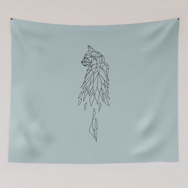 Item preview, Cat polygons transparent geometric designed and sold by PicturePatty.