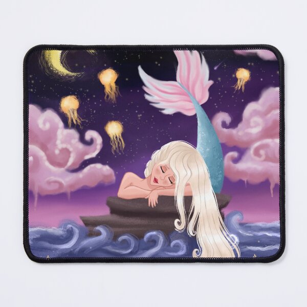 Item preview, Dreamy Jellyfish Mermaid designed and sold by Becky Allen.