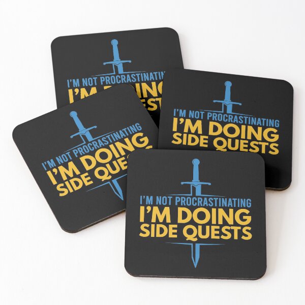 Item preview, I'm not procrastinating, I'm doing side quests designed and sold by foramelie.