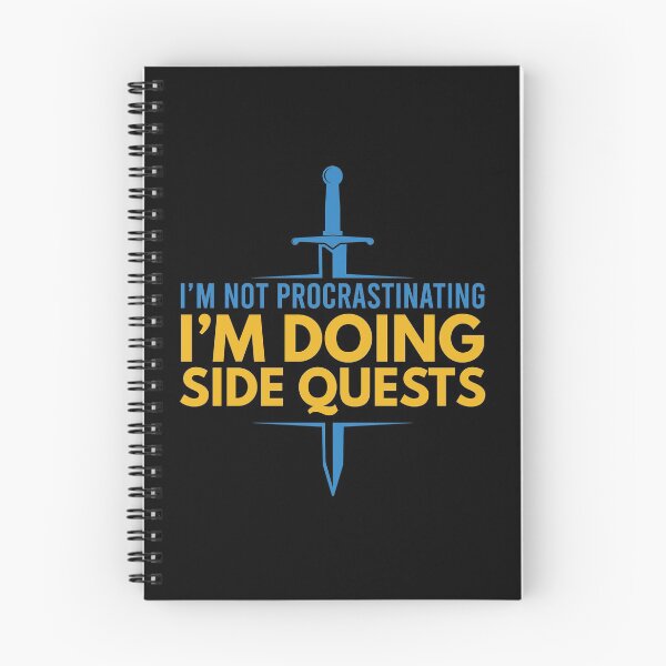 Item preview, I'm not procrastinating, I'm doing side quests designed and sold by foramelie.