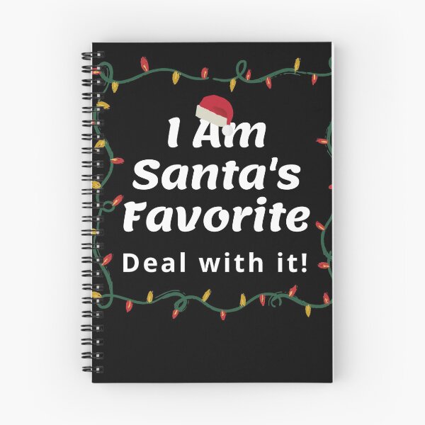 Item preview, I am Santa's Favorite, deal with it. Christmas funny design. White. designed and sold by Verle-art.