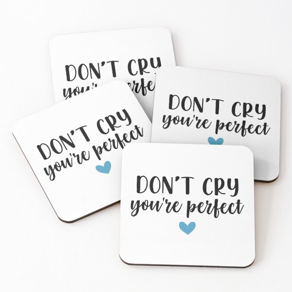 Item preview, Don't Cry You're Perfect designed and sold by ClaudiaGrosso.