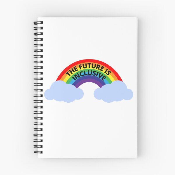 Item preview, El futuro es arcoíris y nubes inclusivos designed and sold by Wanderior.