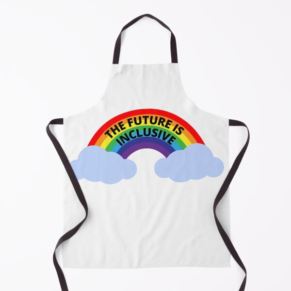 Item preview, The Future Is Inclusive Rainbow and Clouds designed and sold by Wanderior.