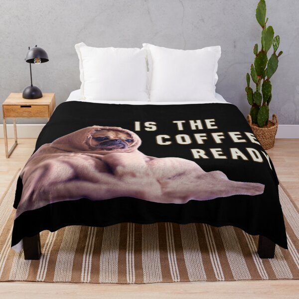 Item preview, Is The Coffee Ready? Cute Pug! designed and sold by KathteeDesign.