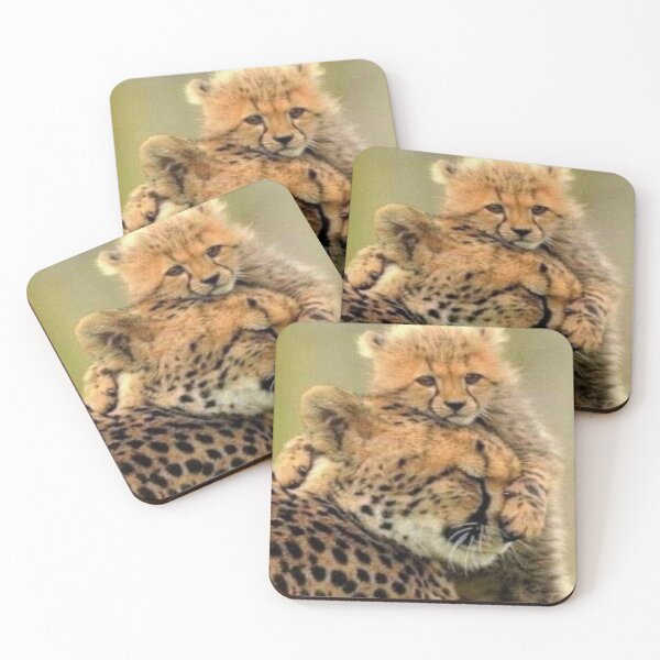 Item preview, Sweet Cheetah cub hugging Momma designed and sold by Maddie4Real.
